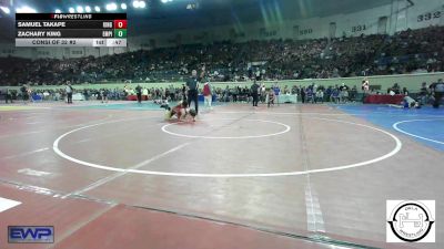 130 lbs Consi Of 32 #2 - Samuel Takape, Kingfisher YellowJackets vs Zachary King, Empire