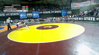 Boys 3A 106 lbs Champ. Round 3 - Marco Luna, Heritage vs Alexander Polk, Timberline