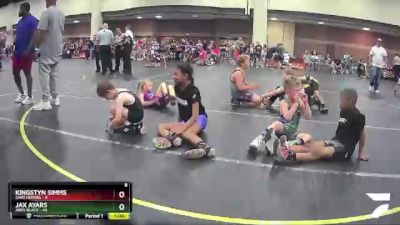 92 lbs Round 4 (6 Team) - Porter Adams, ARES Black vs Brayden Nash, Ohio Heroes