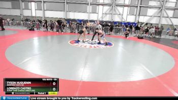 93 lbs Cons. Semi - Tyson Huguenin, Basement Boys WC vs Lorenzo Castro, Scrap Yard Garage Wrestling