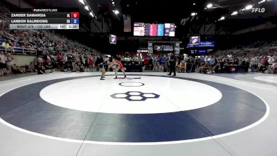 132 lbs Champ. Rd Of 128 - Zander Samargia, AL vs Landon Salindong, CA