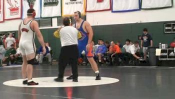 285 lbs college match, Zylstra, Boise State, v Joe Fendone, Edinboro,