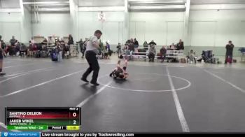 52 lbs Round 5 (8 Team) - Santino DeLeon, Rampage vs Jakeb Wikel, Terps Xtreme