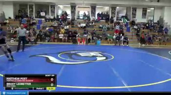 122 lbs Cons. Semi - Matthew Post, Prattville Christian Academy vs Brody Ledbetter, Reeltown