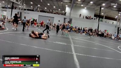 150 lbs Round 3 (8 Team) - Cole Winemiller, Team 922 vs John Jurkovic, LBWC