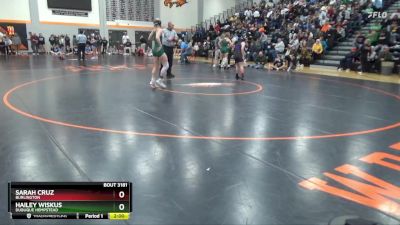 130 lbs Cons. Round 2 - Hailey Wiskus, Dubuque Hempstead vs Sarah Cruz, Burlington