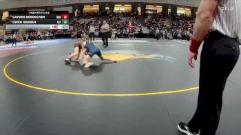 132-2A/1A Cons. Round 2 - Cayden Boedecker, Brunswick vs Owen Hannah, La Plata