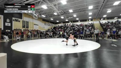 157 lbs Quarterfinal - Lorenzo Lanzilli, Ridgefield vs Yaxier Rivera, East Hartford
