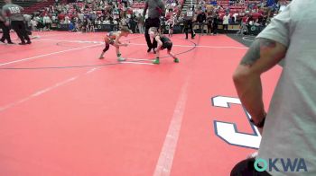 43-46 lbs 3rd Place - Weston Atkinson, Honey Badgers Wrestling Club vs Kameron Fowler, Maize