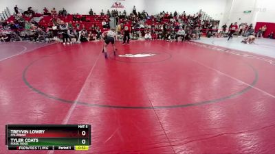 150 lbs Cons. Round 4 - Treyvin Lowry, Columbine vs Tyler Coats, Fossil Ridge