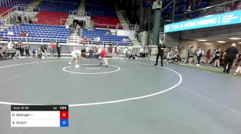 164 lbs Cons 16 #2 - Kiley Georgel, Wisconsin vs Aj Grant, Illinois