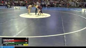 160 lbs Champ. Round 1 - Cash Fladland, Watford City vs Tyson Hovland, Valley City