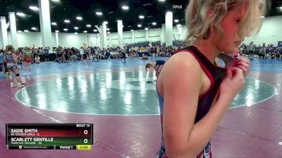 130 lbs Round 4 (8 Team) - Scarlett Gentille, Team STL Yellow vs Sadie Smith, NC Golden Girls