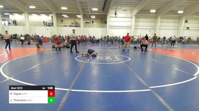 61 lbs Round Of 16 - River Vigue, Winslow ME vs Josie Thomann, Bennington Tri-State