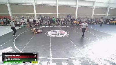 120 lbs Semifinal - Kaleb Blackner, Roy vs Maddax Hacking, Uintah