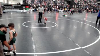 37 lbs Quarterfinal - Waylon Hollibaugh, 308 Wrestling Academy vs Titus Reding, Bryan Youth Wrestling Club