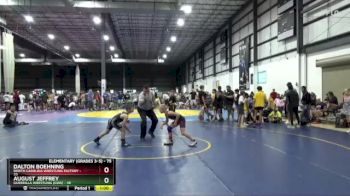 75 lbs Quarterfinal - August Jeffrey, Guerrilla Wrestling (GWA) vs Dalton Boehning, North Carolina Wrestling Factory