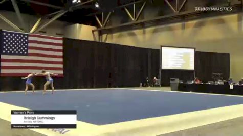 Ryleigh Cummings - Women's Pairs, Aerials Ath OHIO - 2021 USA Gymnastics Championships