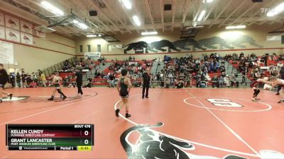 78 lbs Semifinal - Grant Lancaster, Port Angeles Wrestling Club vs Kellen Cundy, Punisher Wrestling Company