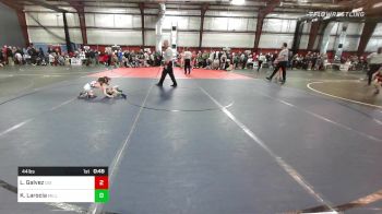 44 lbs Semifinal - Logan Galvez, Dix Hills, NY vs Kyle Larocia, Millstone, NJ