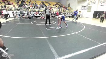 98 lbs Quarterfinal - Kaiden Burt, Wagoner vs Tiger Goss, Vinita JH
