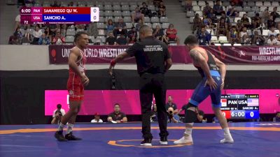 72 kg Round 1 - Alejandro Sancho, USA vs Wilfrido Samaniego, PAN