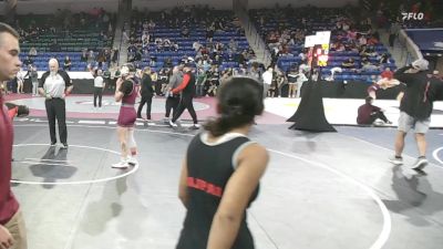 126 lbs Consi Of 8 #1 - Alex Plowman, Lowell vs Grace Brunner, North Andover