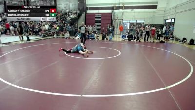 119 lbs Quarters - Aeralyn Palmer, New Prague Wrestling vs Trista Gessler, Summit Wrestling Academy