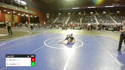 61 lbs Quarterfinal - Kye Camino, Douglas WC vs Brooks Lanners, Dakota Boyz WC