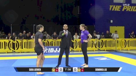 Dominika Lis vs Sara Loewen 2025 Pan IBJJF Jiu-Jitsu No-Gi Championship