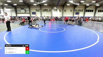 106 lbs Consi Of 8 #2 - Quinn Carbone, Doughboy vs Cahota Lafond, Colchester Cobras