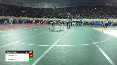 150 lbs Quarterfinal - Izabella Galindo, Westmoore vs Georgia Horne, Mustang Middle School