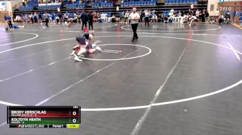 144 lbs Round 2 - Koltdyn Heath, Minden vs Brody Herschlag, Millard South JV