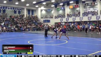 138 lbs Cons. Round 2 - Mazin Rukieh, SWANTON vs Liam Kennedy, MAUMEE