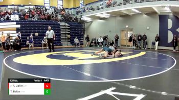 100 lbs. Champ. Round 2 - Ashlee Dakin, Lafayette (Wildwood) vs Taylor Reiter, Timberland