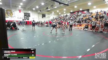 160 lbs Cons. Round 2 - Robert Alanis, Servite vs Julian Urias, Northview