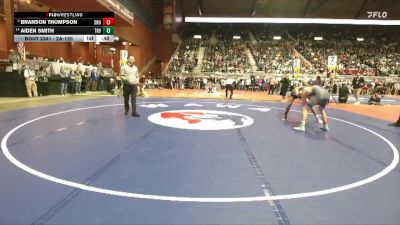 2A-120 lbs 5th Place Match - Branson Thompson, Shoshoni vs Aiden Smith, Tongue River