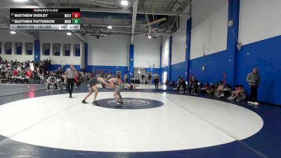 150 lbs 7th Place - Matthew Dudley, Northbridge vs Matthew Patterson, Middleborough