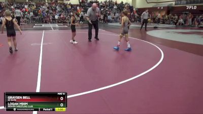 PW-7 lbs Semifinal - Graysen Bell, DC ELITE vs Logan Mihm, Denver Wrestling Club