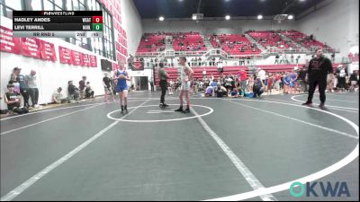 96 lbs Semifinal - Titus Marple, Tuttle Wrestling vs Corbin Hawkins, Noble Takedown Club