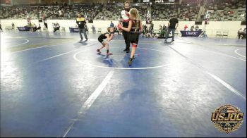 45 lbs 5th Place - Skylin Hart, Kiefer Youth Wrestling Club vs JJ Stolarzyk, Piedmont