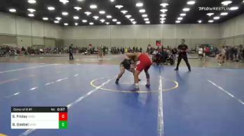 157 lbs Consolation - Sir Friday, Aces Wrestling Academy vs Breylin Goebel, Sarbacker Wrestling Academy