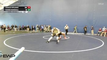 285 lbs Cons. Round 2 - Donald Spillman, Wichita-West HS vs Kaiden Marshall, Washburn Rural