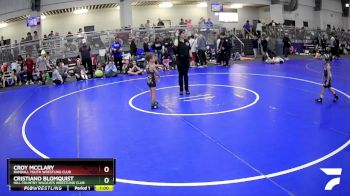 41 lbs 3rd Place Match - Croy McClary, Randall Youth Wrestling Club vs Cristiano Blomquist, Hill Country Wildcats Wrestling Club