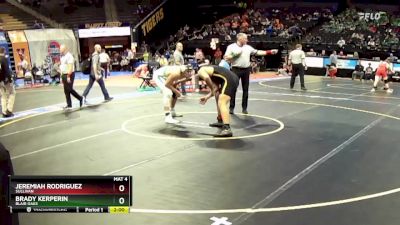 215 Class 2 lbs Champ. Round 1 - Brady Kerperin, Blair Oaks vs Jeremiah Rodriguez, Sullivan