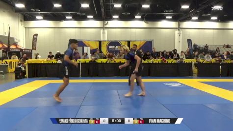 Ivan Macrino vs Fernando Fábio Da Silva Paiva 2024 World IBJJF Jiu-Jitsu No-Gi Championship