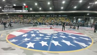 50 lbs Champ. Round 2 - Nicolas Aldana, Madison vs Lincoln Idso, Dickinson Wrestling Club