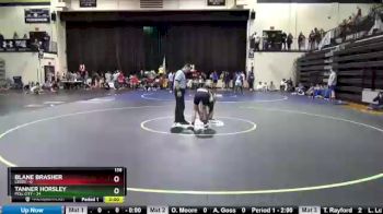 138 lbs Round 2 (8 Team) - Tanner Horsley, Pell City vs Blane Brasher, Leeds