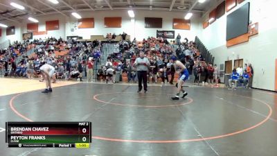 165 lbs Cons. Round 1 - Peyton Franks, Clyde vs Brendan Chavez, Ontario