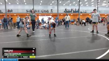 90 lbs Round 3 (4 Team) - Gabe Diaz, Team Bear vs Preston Bartolini, Carolina Reapers